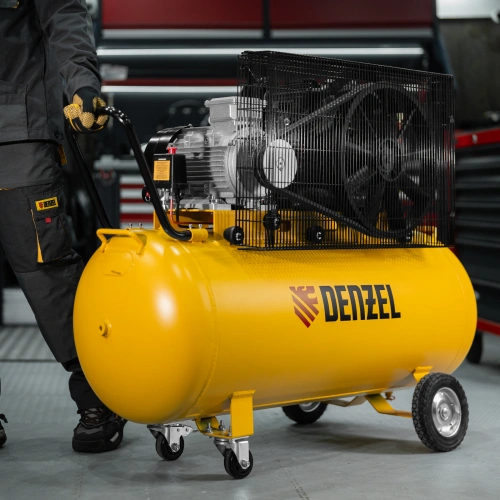 Компрессор воздушный рем. привод BCV 5500-T/200, 5,5 кВт, 200 литров, 850 л/мин Denzel по ценам производителя в Казани с доставкой по всей России