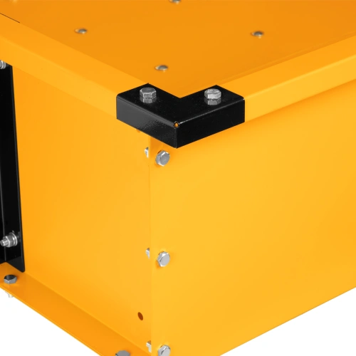 Прицеп для мотоблока TT-500, оцинк., груз. 500 кг, рег. сцепка, колеса 4.00-10, в упаковке Denzel по ценам производителя в Казани с доставкой по всей России