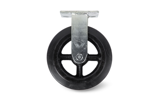 Колесо большегрузное неповоротное FCd 85 250 мм обрезиненное (F) купить в Москве с доставкой по всей России | ProtosMarket.ru