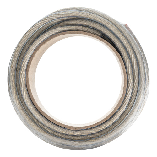 Трос металлополимерный прозрачный ПР-8.0, толщина 8.0 мм, моток 20 метров Сибртех купить в Москве с доставкой по всей России | ProtosMarket.ru