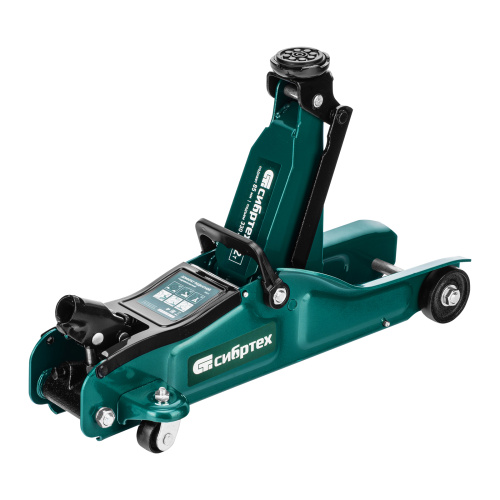 Домкрат гидравлический подкатной, 2 т, 85-330 мм, низкий подхват, в пласт. кейсе Сибртех по ценам производителя в Казани с доставкой по всей России