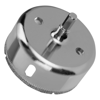 Сверло по керамической плитке и стеклу, 68 х 55 мм, шестигранный хвостовик, с центрующим сверлом Сибртех купить в Москве с доставкой по всей России | ProtosMarket.ru