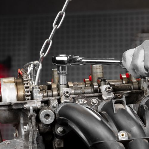 Набор торцевых головок, 1/2", головки 10 - 24 мм, с трещот. ключом, 12 предметов Matrix купить в Москве с доставкой по всей России | ProtosMarket.ru