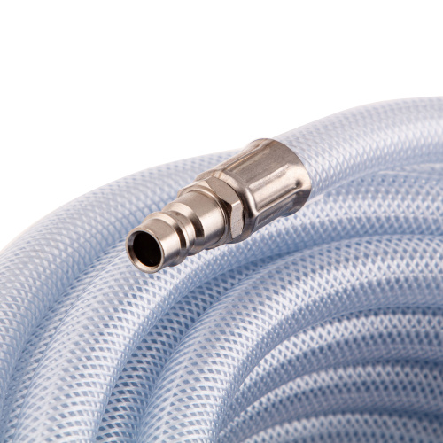 Шланг пневматический ПВХ, 10 x 16 мм, 18 бар, армированный, прозрачный, быстросъемное соединение, 30 м Stels купить в Москве с доставкой по всей России | ProtosMarket.ru