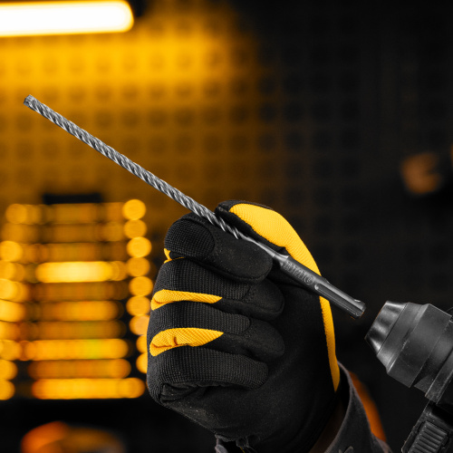 Бур по бетону, цельная крестовая пластина, 6x215 мм, SDS PLUS Denzel по ценам производителя в Казани с доставкой по всей России