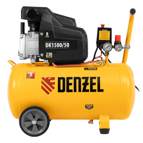 Компрессор воздушный DK1500/50, Х-PRO 1.5 кВт, 230 л/мин, 50 л Denzel купить в Москве с доставкой по всей России | ProtosMarket.ru