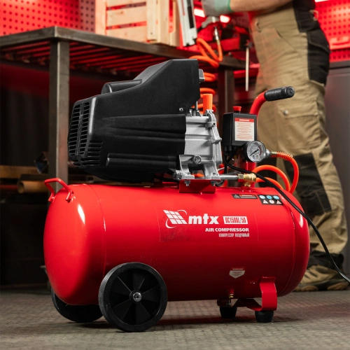 Компрессор воздушный DC1500L/50, 1,5 кВт, 50 л, 210 л/мин MTX купить в Москве с доставкой по всей России | ProtosMarket.ru