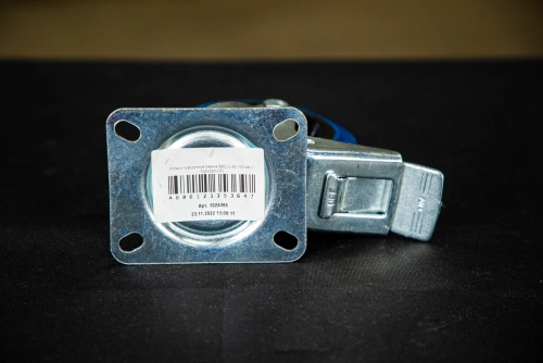 Колесо поворотное резина SRCLb 42 100 мм с тормозом (F) по ценам производителя в Казани с доставкой по всей России