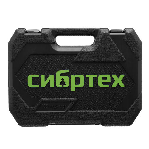 Набор инструментов, 1/2", 1/4", 108 предметов// Сибртех купить в Москве с доставкой по всей России | ProtosMarket.ru