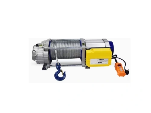 Лебедка электрическая 1250кг 100м с канатом 220В алюминиевый корпус TOR KCD(А) по ценам производителя в Казани с доставкой по всей России