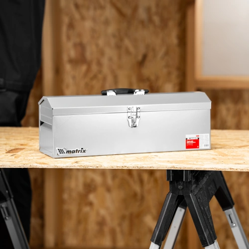 Ящик для инструмента, 484 х 154 х 165 мм, металлический Matrix купить в Москве с доставкой по всей России | ProtosMarket.ru