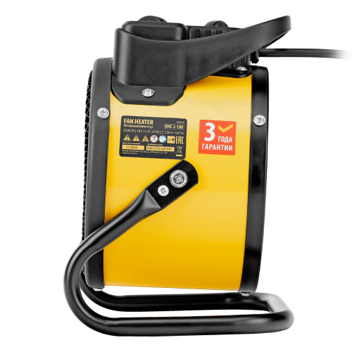 Тепловая пушка, керамический нагреватель (тепловентилятор) DHC 2-100, 230 В, 0.025/1/2 кВт Denzel по ценам производителя в Казани с доставкой по всей России