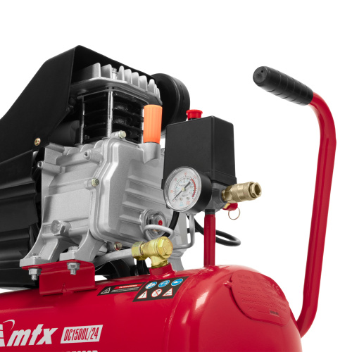 Компрессор воздушный DC1500L/24, 1,5 кВт, 24 л, 210 л/мин MTX купить в Москве с доставкой по всей России | ProtosMarket.ru