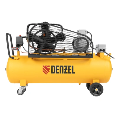Компрессор воздушный BCW3000-T/100, ременный привод, 3.0 кВт, 100 литров, 520 л/мин Denzel по ценам производителя в Казани с доставкой по всей России