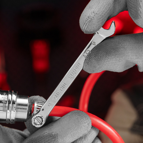 Ключ комбинированный, 6 мм, CrV, полированный хром Matrix купить в Москве с доставкой по всей России | ProtosMarket.ru