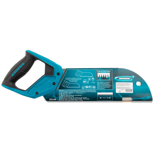 Пила для фанеры с запилом Piranha, 300 мм/12", 11-12 TPI, каленый зуб 3D, двухкомпонентная рукоятка Gross по ценам производителя в Казани с доставкой по всей России