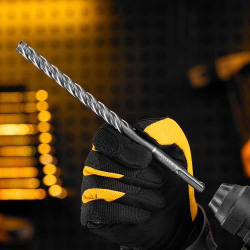 Бур по бетону, цельная крестовая пластина, 12x215 мм, SDS PLUS Denzel по ценам производителя в Казани с доставкой по всей России