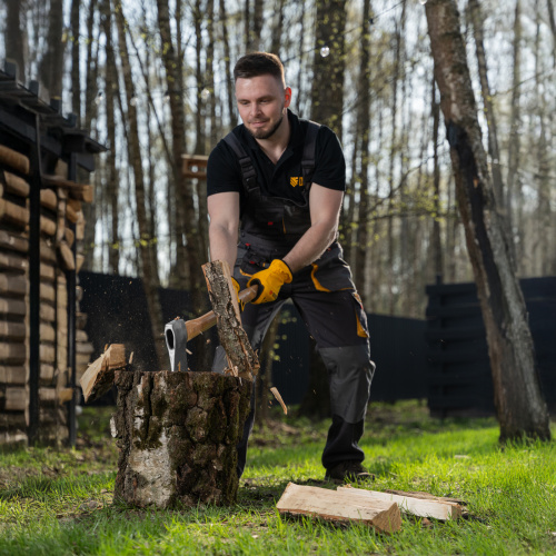 Топор кованый, 1360 г, американский тип, буковая рукоятка, 700мм, EFP Denzel по ценам производителя в Казани с доставкой по всей России